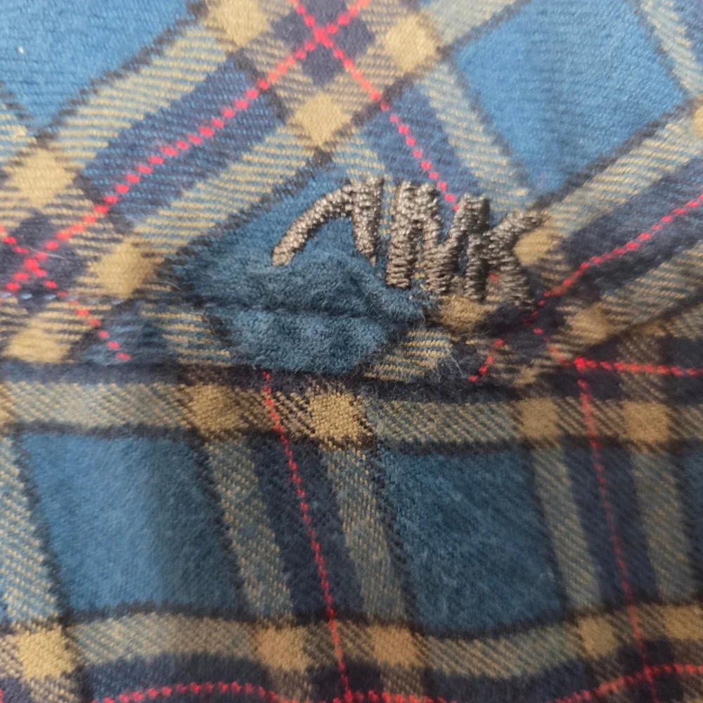 Mountain Khakis Mens Classic Fit Plaid Flannel Shirt Blue Tan Medium Long Sleeve